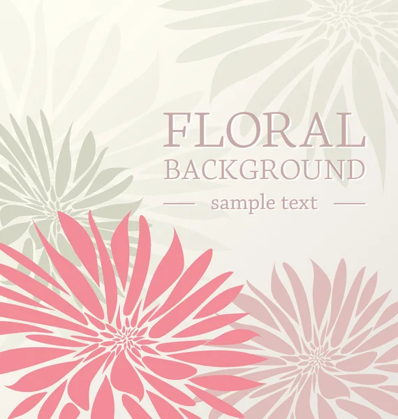 Floral background — Stock Vector