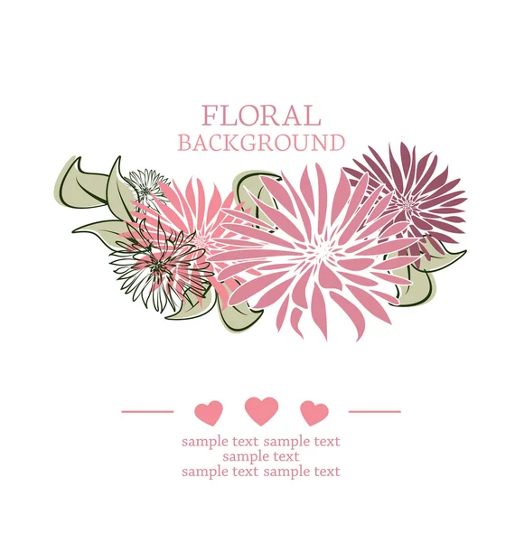 Fundo floral —  Vetores de Stock