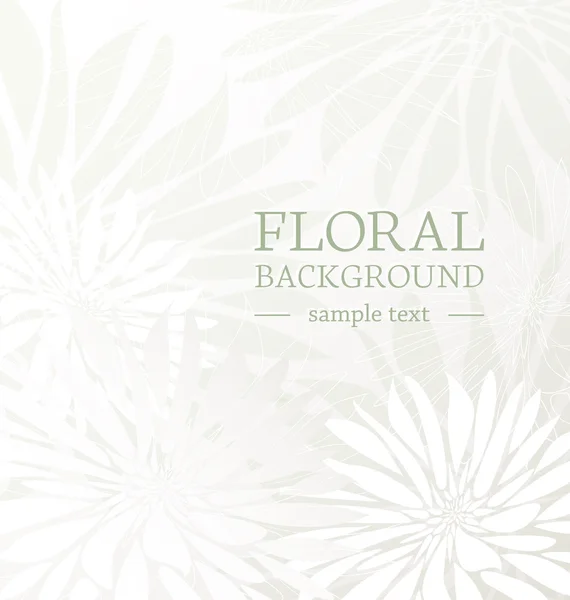 Floraler Hintergrund — Stockvektor