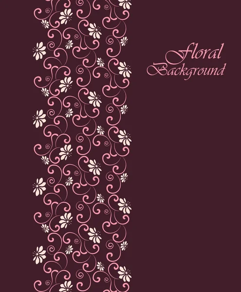 Bloemen achtergrond — Stockvector