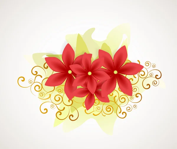 Fondo floral — Vector de stock