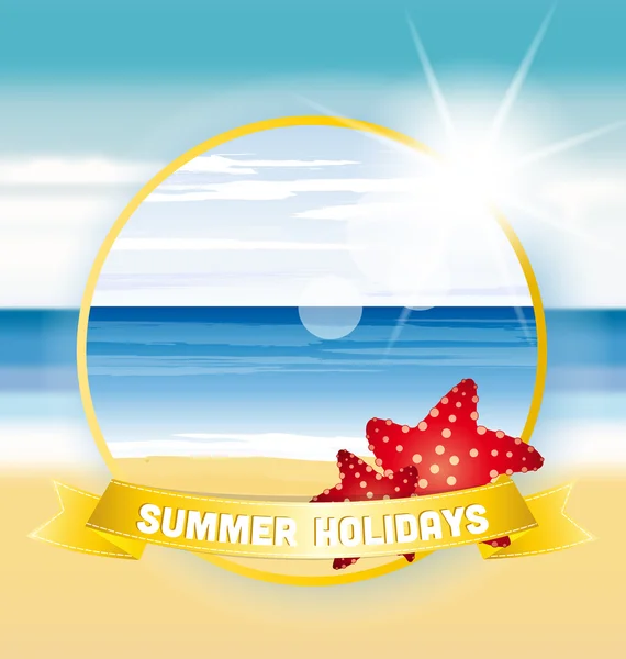 Summer background — Stock Vector