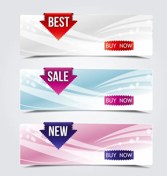 Web banners — Stock Vector