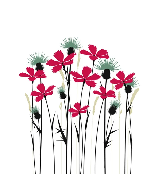 Bloemen — Stockvector