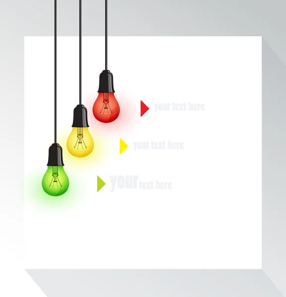 Light bulbs — Stockvector