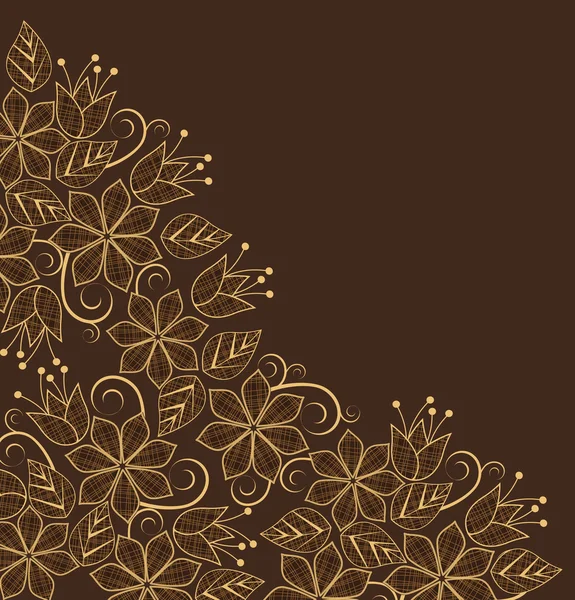 Fondo de flores — Vector de stock