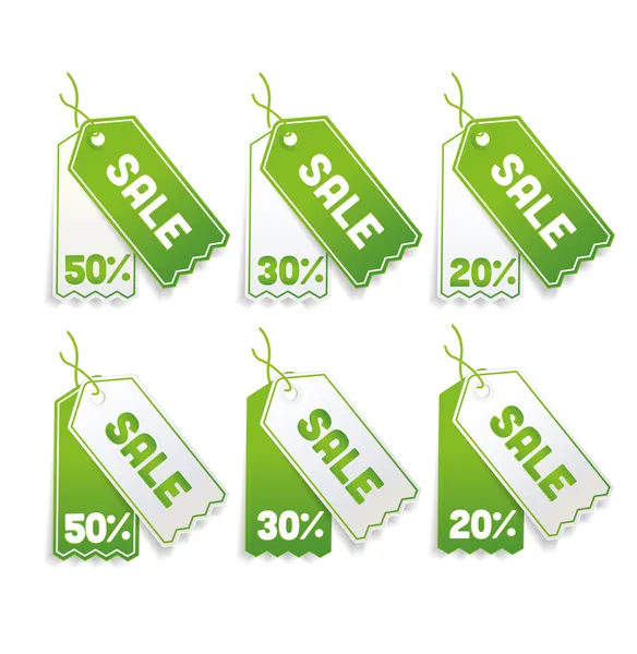 Sale labels — Stock Vector