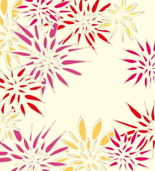 Fondo floral — Archivo Imágenes Vectoriales