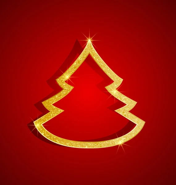 Árbol de Navidad — Vector de stock