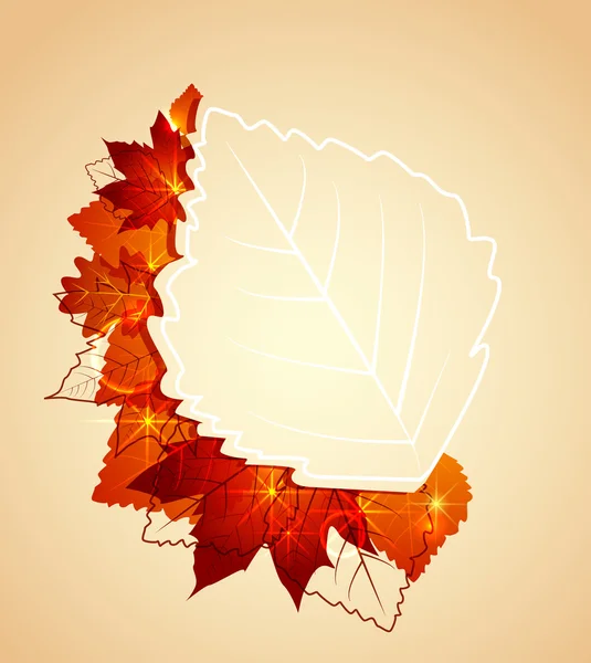 Autumn leaves — Stock Vector