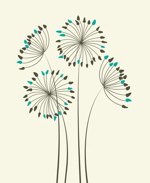 Bloemen achtergrond — Stockvector