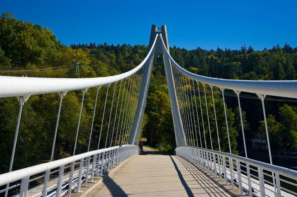 Bron över ån, dam vranov. — Stockfoto
