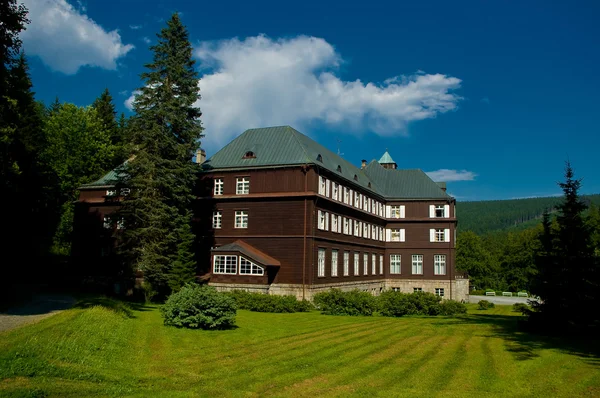 Lázeňského města Karlova Studánka. — Stock fotografie