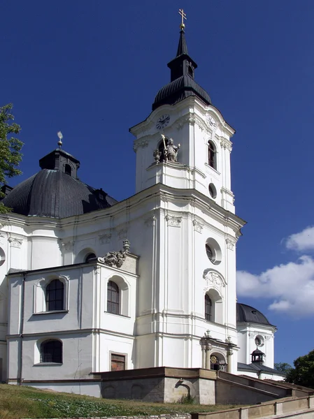 Tempel der Jungfrau Maria in der Stadt Krtiny. — Stockfoto