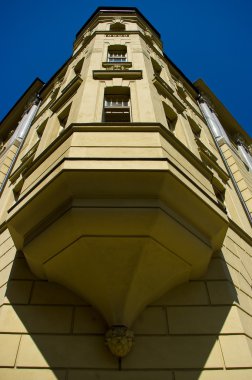 Brno bölgesinde tarihi bir bina köşe.