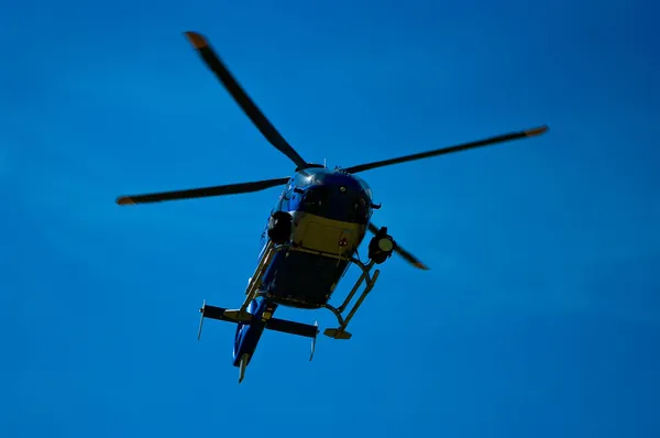 Hélicoptère bleu . — Photo