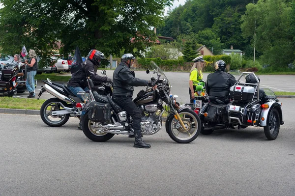 Inte Sekund Förebyggande Säkerhetshändelser För Motorcyklister Datum Den Juni 2022 — Stockfoto