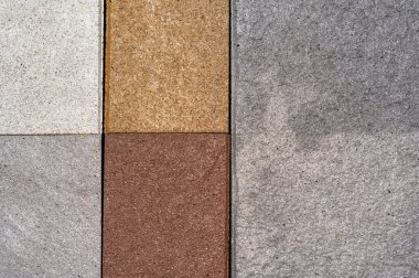 A detailed view of the tiles that are made of concrete. Background for multiple use.