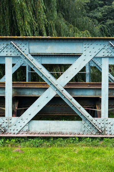 Split Railway Bridge Built 19Th Century Technical Monument City Blansko — Stock Photo, Image