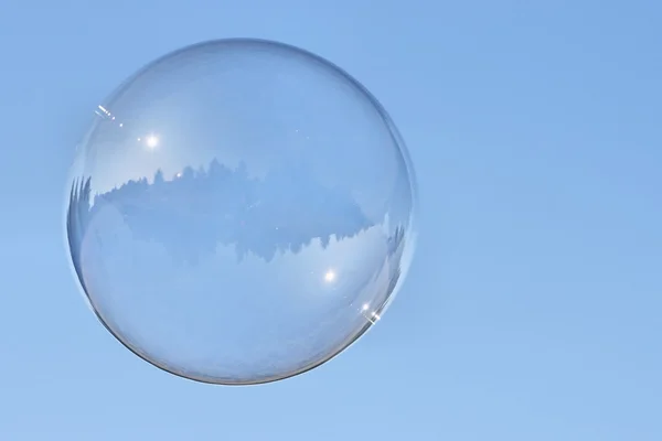 Bolhas de sabão como fundo — Fotografia de Stock