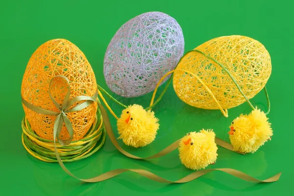 Пасхальные яйца, орнамент — стоковое фото