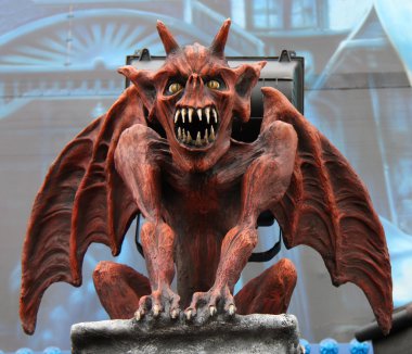 şeytan tarz canavar.