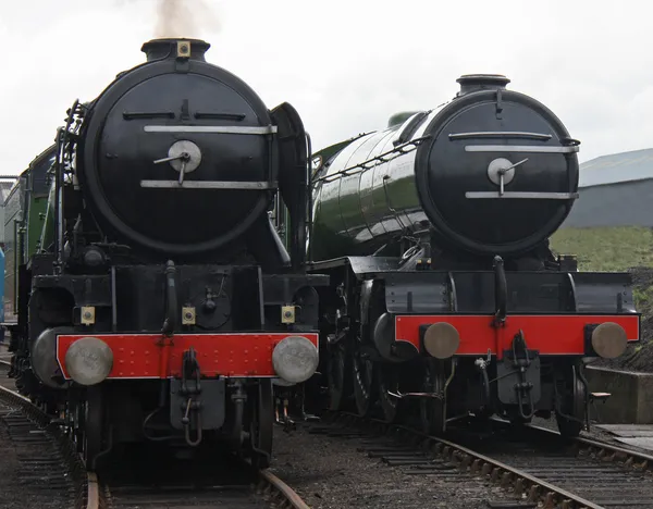 Motores de tren de vapor . — Foto de Stock