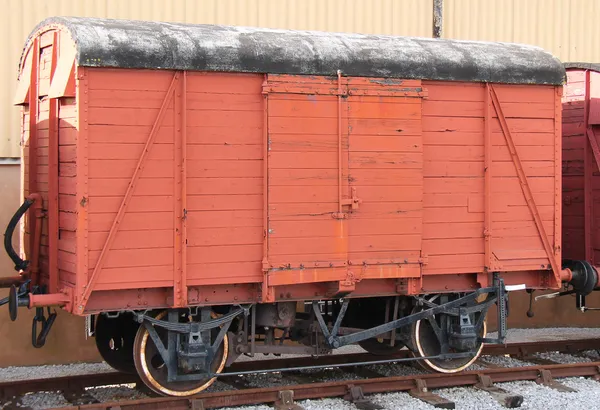 Wagon de marchandises ferroviaires . — Photo