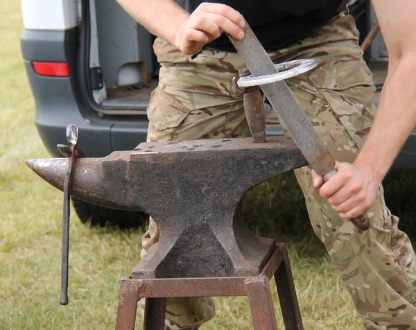 Ferreiro Anvil . — Fotografia de Stock