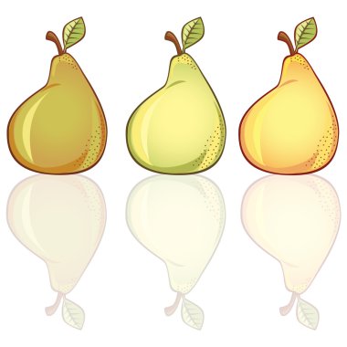 3 Pears clipart