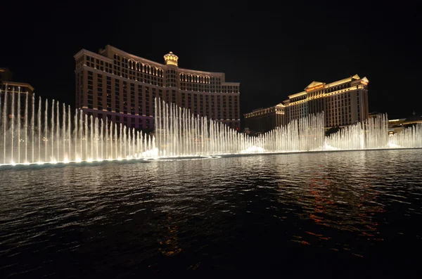 Skyline van Las vegas bij nacht — Stockfoto