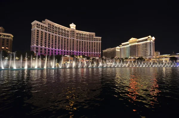 Las Vegas skyline by night — Stock Photo, Image