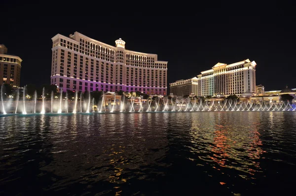 Las vegas Panorama v noci — Stock fotografie