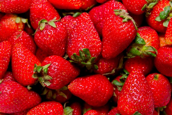 Organic fresh strawberries — Stock Photo, Image