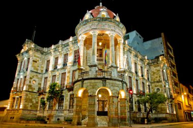 Historical Cuenca, Ecuador night long exposure clipart