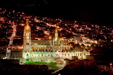 Bazilika Kilisesi, quito, Ekvator.