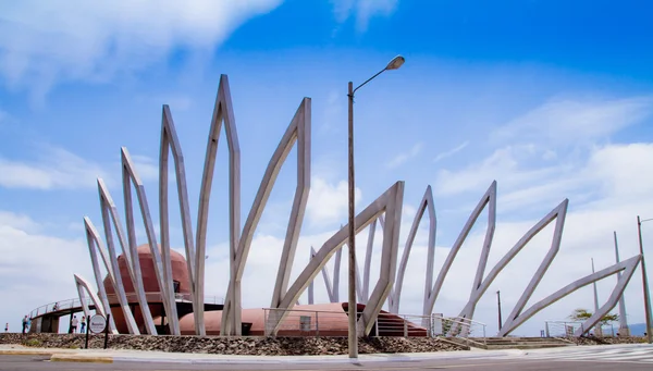 Ciudad alfaro pomník v montecristi, Ekvádor — Stock fotografie