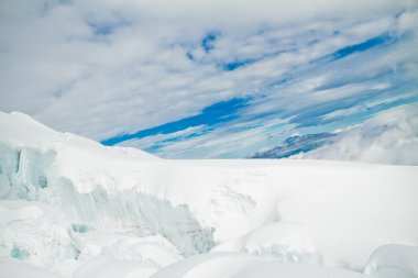 Ekvator cotopaxi yanardağ eteklerinde