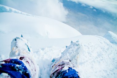Ekvator cotopaxi yanardağ eteklerinde