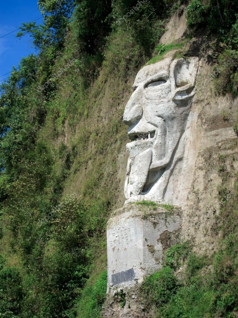 Nariz del diablo en la carretera de la costa en Ecuador fotografía de