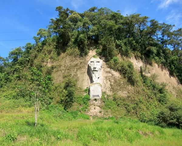 Nariz del 在厄瓜多尔海岸道路上暗黑破坏神 — 图库照片