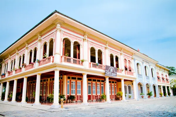 Edificio tradicional renovado Guayaquil, Ecuador — Foto de Stock