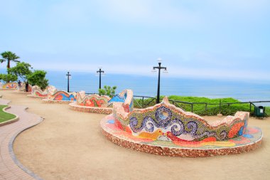 El Parque del Amor, in Miraflores, Lima, Peru clipart