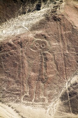 Nazca çizgileri, peru. astronot