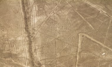 Nazca çizgileri, havadan görünümü, peru