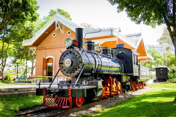 Lima, reducto Parco con treno — Foto Stock