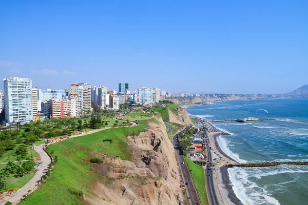 Vista del Parque Miraflores, Lima - Perú — Foto de Stock