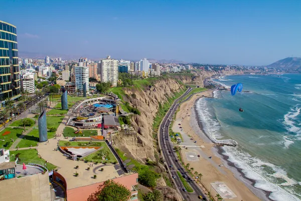 Vista del Parque Miraflores, Lima - Perú — Foto de Stock