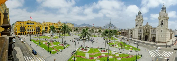 Plaza de armas v Limě — Stock fotografie