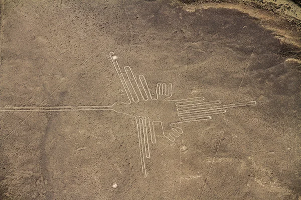 Líneas de Nazca, Vista Aérea, Perú — Foto de Stock